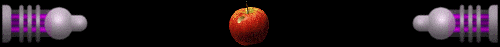 GIF animado (8096) Gusano en una manzana
