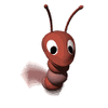 GIF animado (8104) Gusano volador