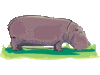 GIF animado (9315) Hipopotamo