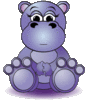 GIF animado (9325) Hipopotamo
