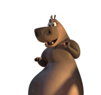 GIF animado (9335) Hipopotamo bailando