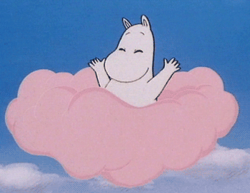 GIF animado (9372) Hipopotamo nube