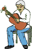 GIF animado (13035) Hombre guitarrista