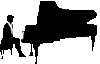 GIF animado (13077) Hombre piano