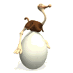GIF animado (6739) Huevo avestruz