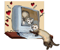 Imagen GIF de Hurones romanticos animado