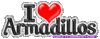 GIF animado (8732) I love armadillos