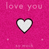 GIF animado (4826) I love you glitter