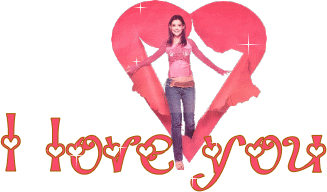 Imagen GIF de I love you glitter animado