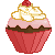 GIF animado (970) Icono cupcake