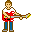 GIF animado (13036) Icono guitarrista