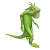 GIF animado (11251) Iguana andando