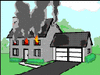 GIF animado (11500) Incendio en una casa