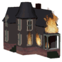 GIF animado (11501) Incendio en una casa
