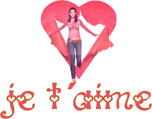 Imagen GIF de Je t aime animado
