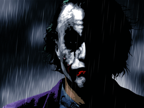 GIF animado (13414) Joker heath ledger