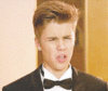 GIF animado (12042) Justin bieber pajarita