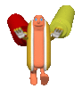GIF animado (1486) Ketchup perrito caliente