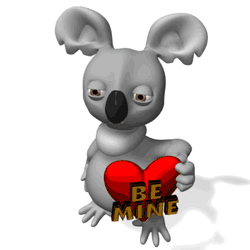 GIF animado (9465) Koala be mine