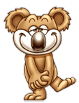 GIF animado (9488) Koala marron