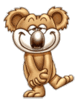 GIF animado (9488) Koala marron