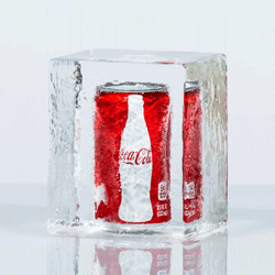GIF animado (489) Lata coca cola congelada