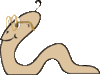 GIF animado (8107) Lombriz