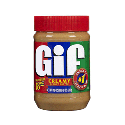 GIF animado (52) Mantequilla cacahuete prohibido