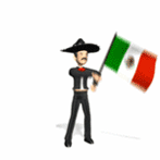 GIF animado (13048) Mariachi bandera mexico