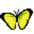 GIF animado (8376) Mariposa amarilla