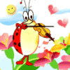 GIF animado (2183) Mariquita violinista