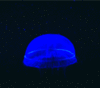 GIF animado (6152) Medusa azul