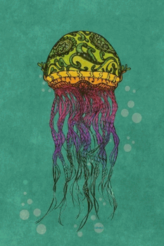 GIF animado (6158) Medusa colorida