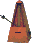 GIF animado (13184) Metronomo madera