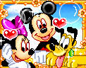 GIF animado (4240) Mickey minnie mouse enamorados