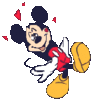 GIF animado (4241) Mickey mouse enamorado