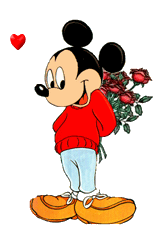 GIF animado (4244) Mickey mouse romantico