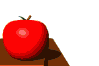 GIF animado (1162) Mirar gusano manzana