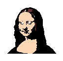GIF animado (11914) Mona lisa de leonardo da vinci