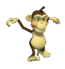 GIF animado (9698) Mono andando