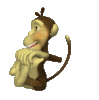 GIF animado (9700) Mono balanceandose