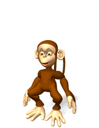 GIF animado (9728) Mono saltando