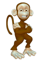 GIF animado (9731) Mono temblando