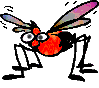 GIF animado (8542) Mosquito rojo