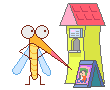 GIF animado (8543) Mosquito saludando