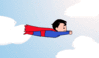GIF animado (14618) Nino superman