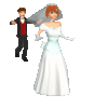 GIF animado (2842) Novio persiguiendo novia