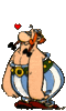 GIF animado (4247) Obelix romantico