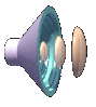 GIF animado (12525) Ondas altavoz