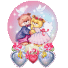 GIF animado (2874) Ositos casados